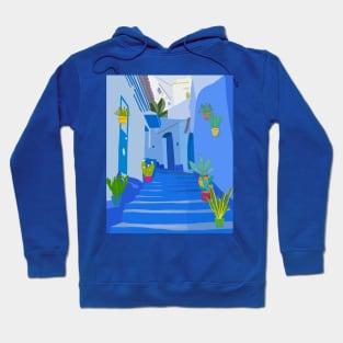 Chefchaouen, Blue city, Morocco Hoodie